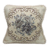Royal Elegant Chenille Fabric Jacquard Embroidered Cushion