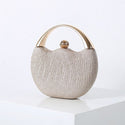 Elegant Round Shoulder Luxury Wedding Women Clutch -