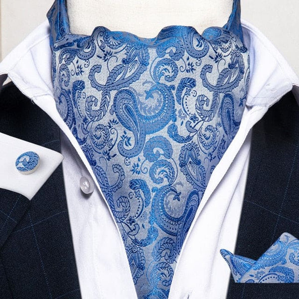British Style Luxury Men Vintage Paisley Formal Cravat Tie 