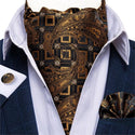 British Style Luxury Men Vintage Paisley Formal Cravat Tie 