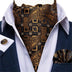 British Style Luxury Men Vintage Paisley Formal Cravat Tie 