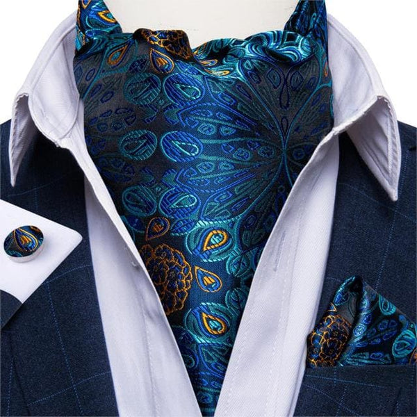 British Style Luxury Men Vintage Paisley Formal Cravat Tie 