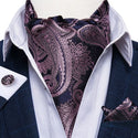 British Style Luxury Men Vintage Paisley Formal Cravat Tie 