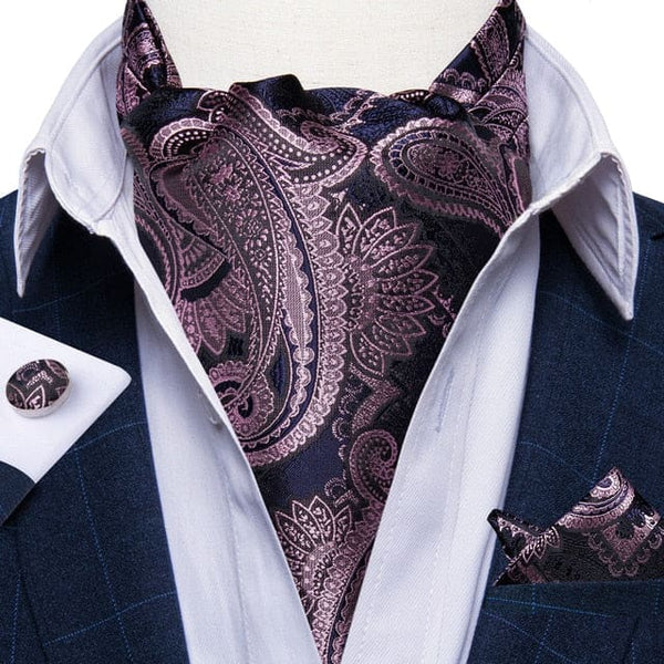 British Style Luxury Men Vintage Paisley Formal Cravat Tie 