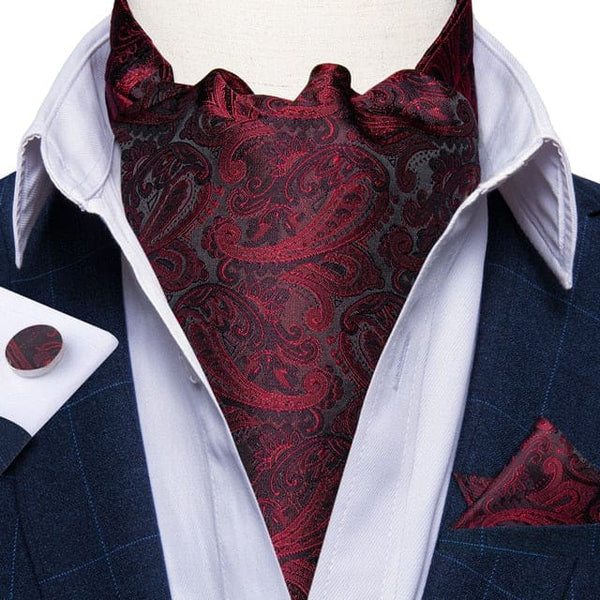 British Style Luxury Men Vintage Paisley Formal Cravat Tie 