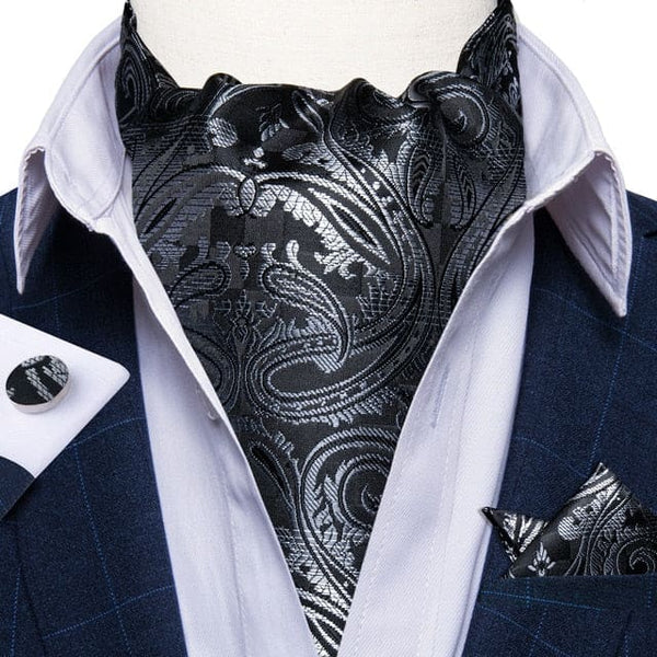 British Style Luxury Men Vintage Paisley Formal Cravat Tie 