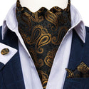 British Style Luxury Men Vintage Paisley Formal Cravat Tie 