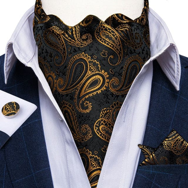 British Style Luxury Men Vintage Paisley Formal Cravat Tie 