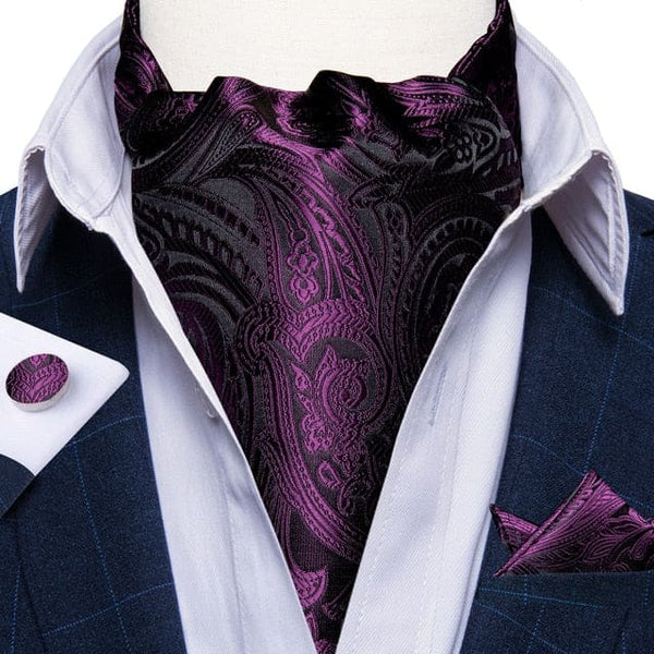 British Style Luxury Men Vintage Paisley Formal Cravat Tie 