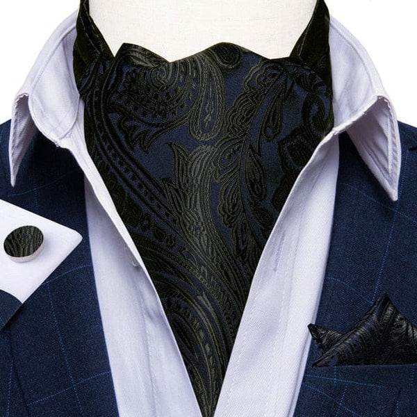 British Style Luxury Men Vintage Paisley Formal Cravat Tie 