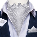 British Style Luxury Men Vintage Paisley Formal Cravat Tie 