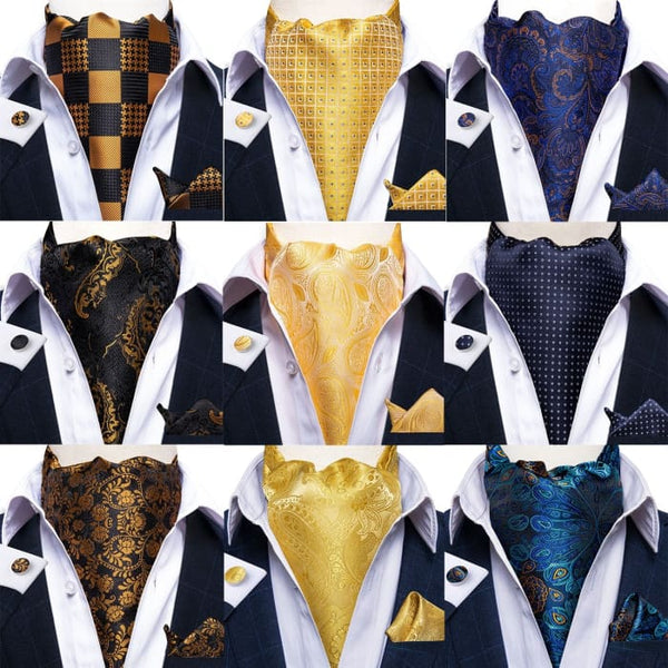 British Style Luxury Men Vintage Paisley Formal Cravat Tie 