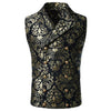 Luxury Brocade Victorian Gothic Double Breasted Men Vest - 