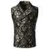 Luxury Brocade Victorian Gothic Double Breasted Men Vest - 
