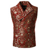 Luxury Brocade Victorian Gothic Double Breasted Men Vest - 