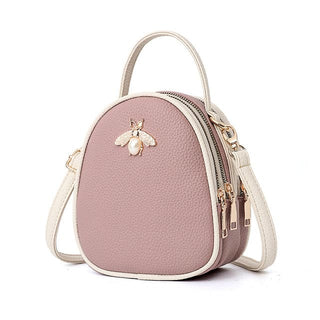 Luxury Fashion Bee Decoration Women Designer Handbags - Taro