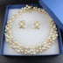Pearl Dubai Beads Gold Color Party Jewelry - 7well Package 