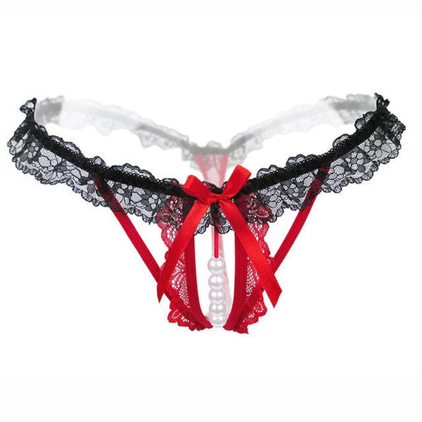Sexy Lace Transparent Hollow Out Temptation Female Panties -