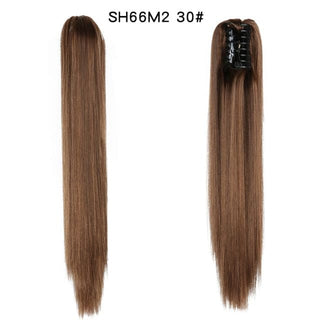 Synthetic Claw Jaw Clip On Ponytail Hair Extension - SH66 M2